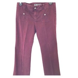 Daughter of the Liberation Maroon wide leg pants
